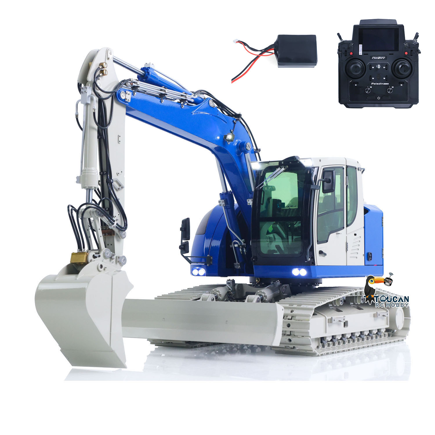 Rc Hobby Excavator - Excavadora hidráulica con Control remoto, 1/14,