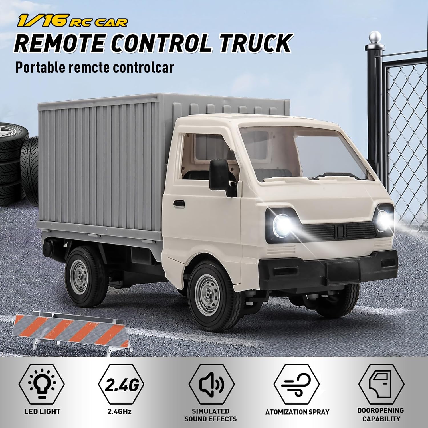Led Light Kit Rc - Camioneta RC KF21 1:16 2.4GHZ, Auto