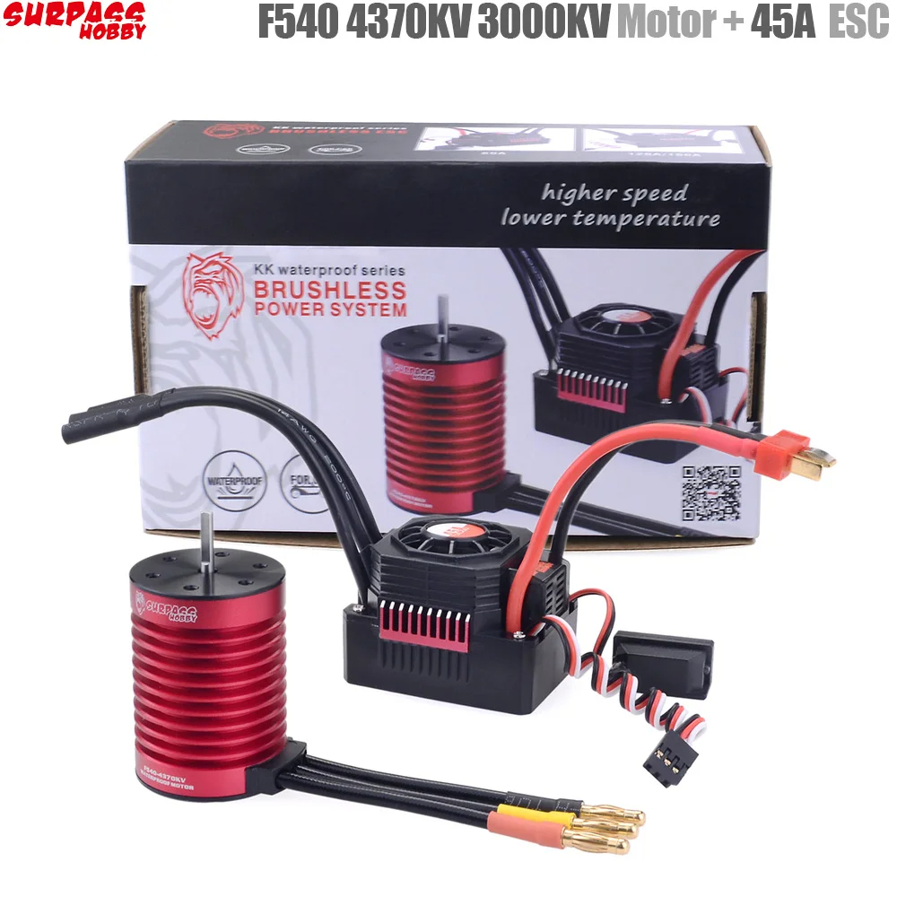 Rc Hobby Motors - SURPASS HOBBY KK Combo impermeable F540