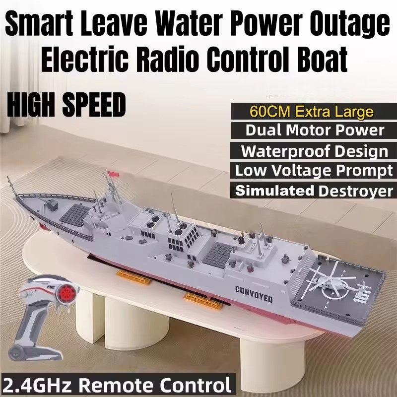 Rc Hobby Boat - NUEVO Destroyer RC de Alta Velocidad,
