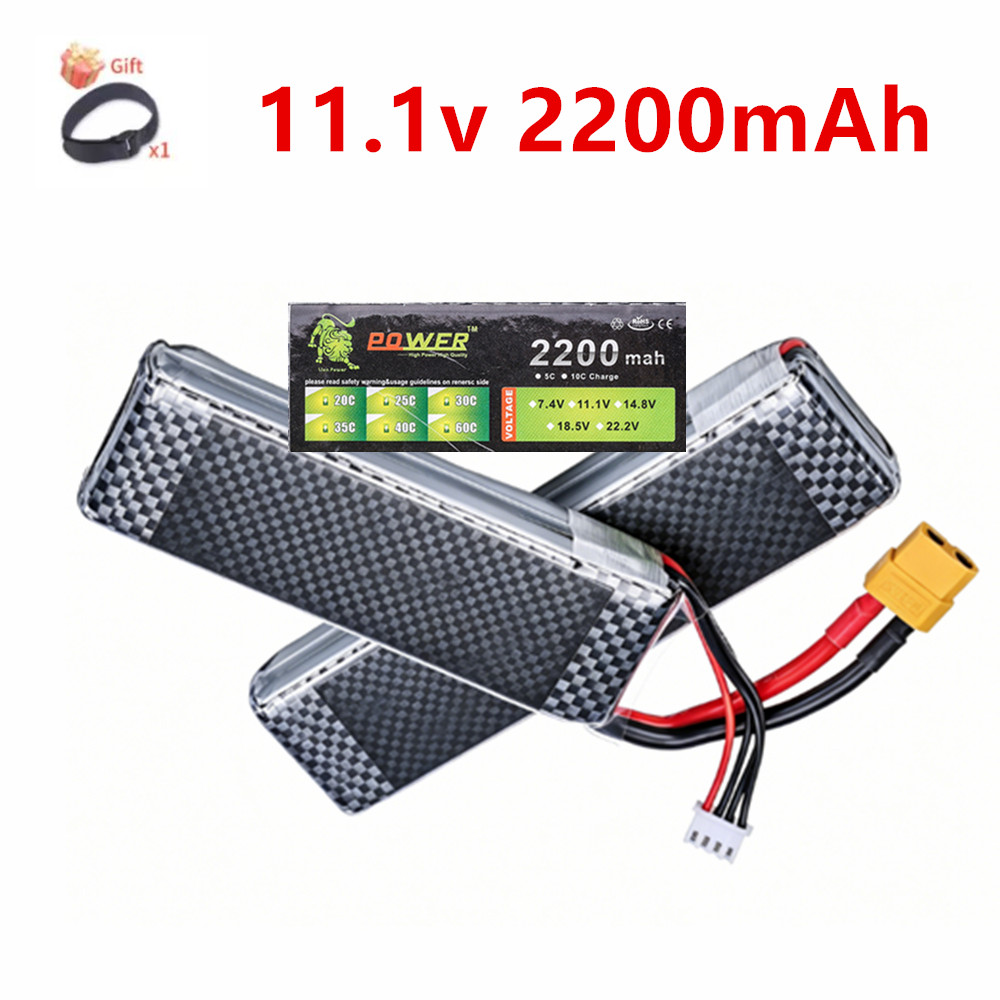 Rc Hobby Usa - Batería Lipo 3S 11.1V 2200mAh 35C