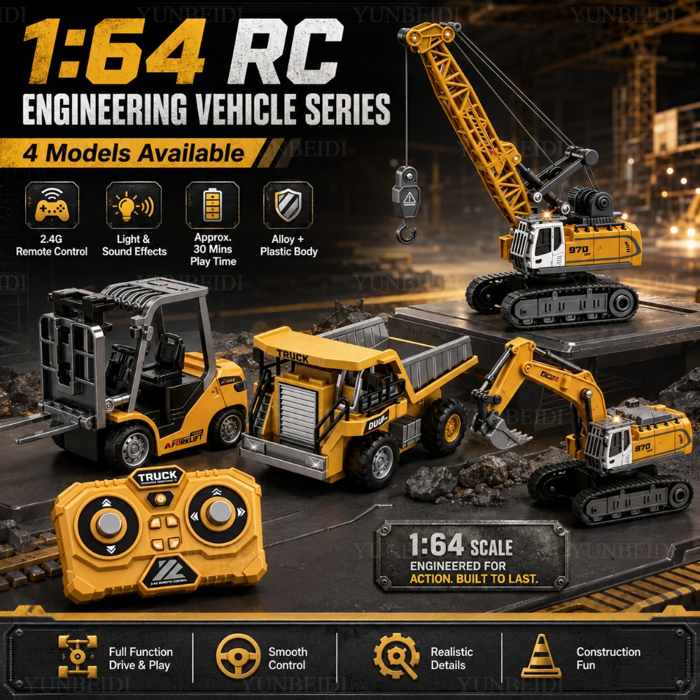 Rc Hobby Excavator - Mini coche de aleación con control