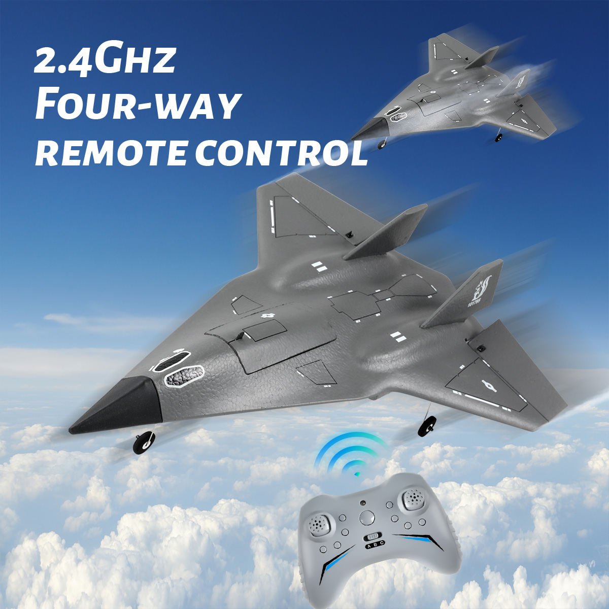 Avión RC FX9672 2.4G de 4 cana - Rc Planes Horizon Hobby reseña y precio