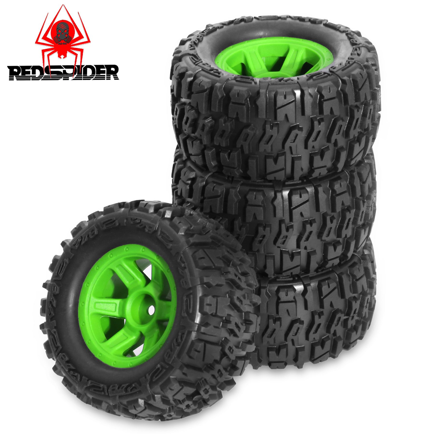 Neumáticos de goma antidesliza - Rc Truck Monster reseña y precio
