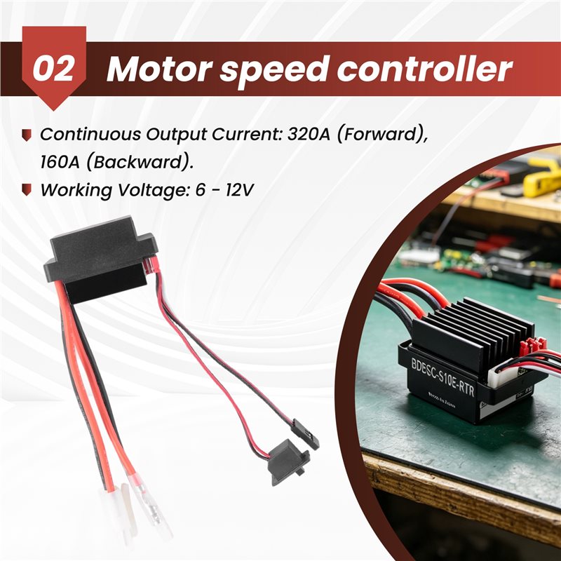 Controlador de velocidad ESC 3 - Rc Hobby Boat reseña y precio