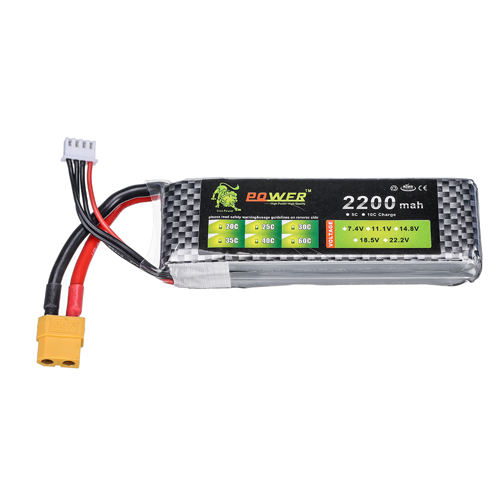 Batería Lipo 3S 11,1 V 35C 220 - Rc Hobby Boat reseña y precio