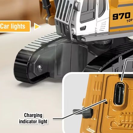 Excavadora de Juguete a Contro - Rc Hobbyking Shop reseña y precio