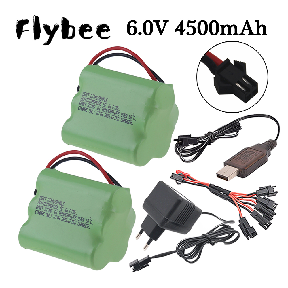 Batería Ni-MH de 6v y 4500mAh, - Rc Hobby Charger reseña y precio