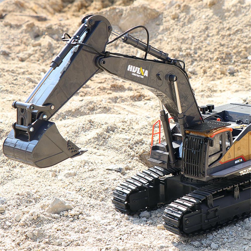 HUINA-excavadora de aleación d - Rc Hobby Excavator reseña y precio