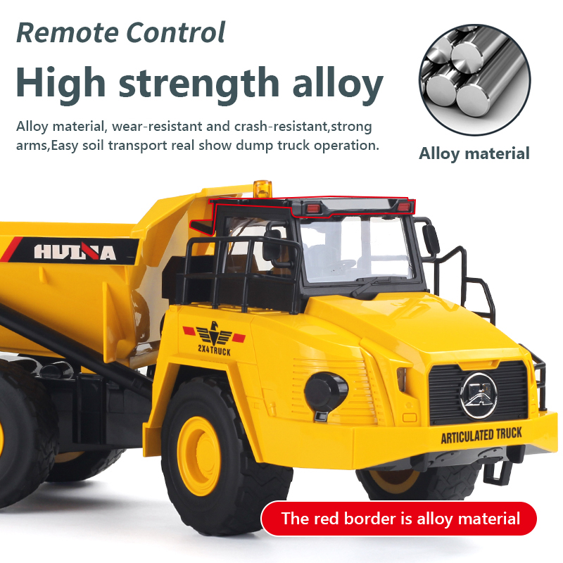 1/18 camión volquete Huina 155 - Rc Hobby Excavator reseña y precio