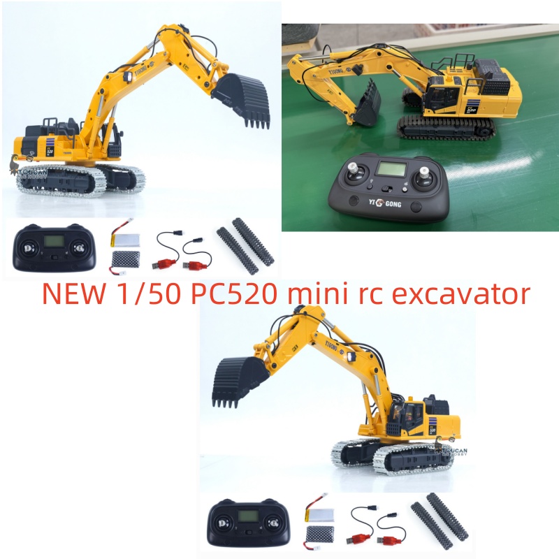 Mini Excavadora RC 1/50 PC520, - Rc Hobby Excavator reseña y precio