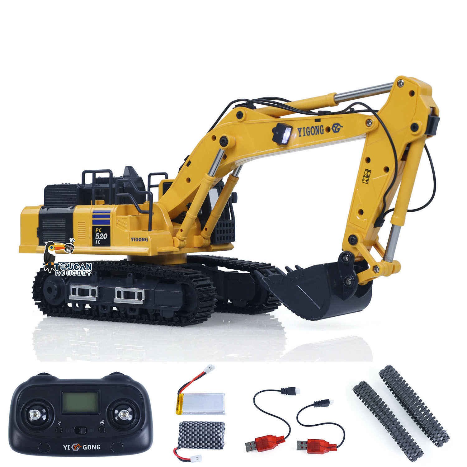 Mini Excavadora RC 1/50 PC520, - Rc Hobby Excavator reseña y precio