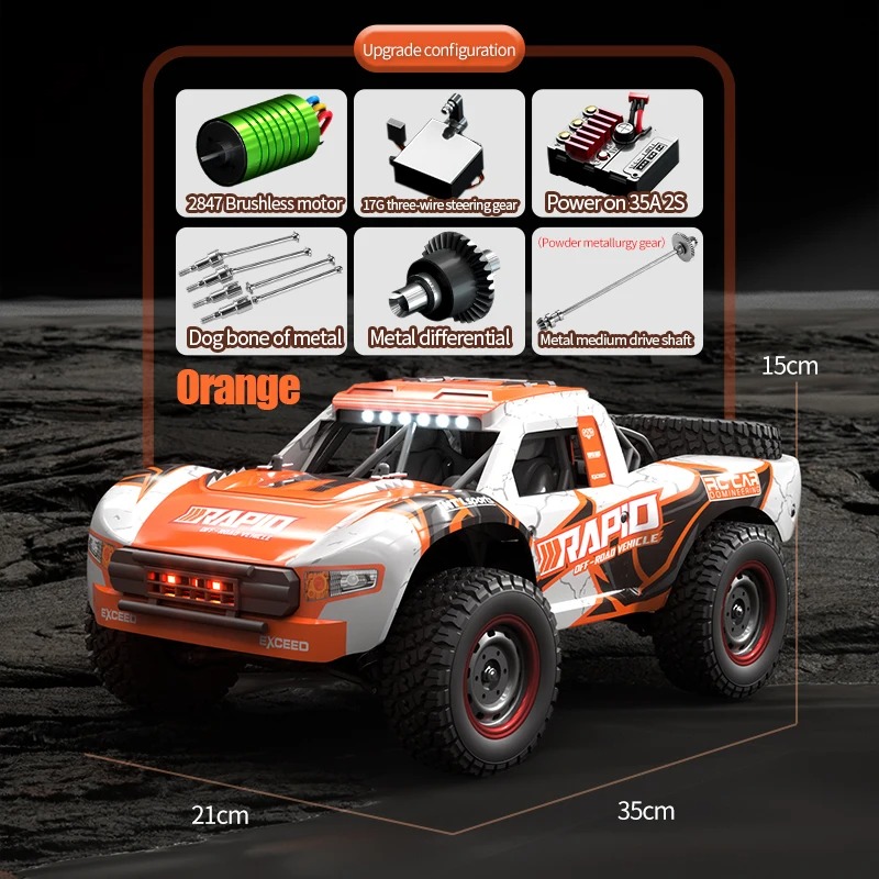 JJRC Q130 1:16 70 KM/H 4WD RC  - Rc Truck Monster reseña y precio