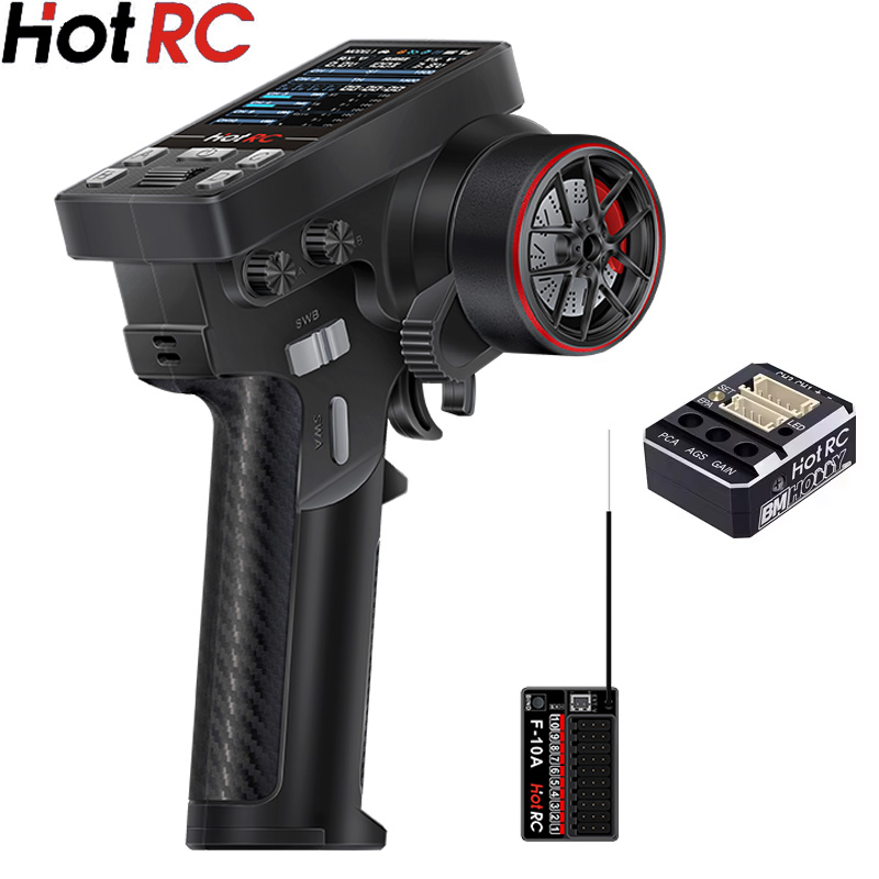 Transmisor HOTRC CT-10B CT10B  - Rc Hobby Boat reseña y precio