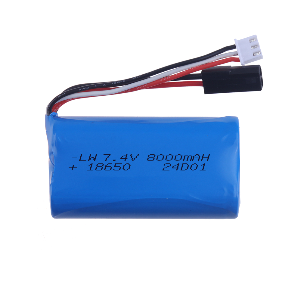 (5500 Plug) Batería 18650 7.4V - Rc Hobby Boat reseña y precio