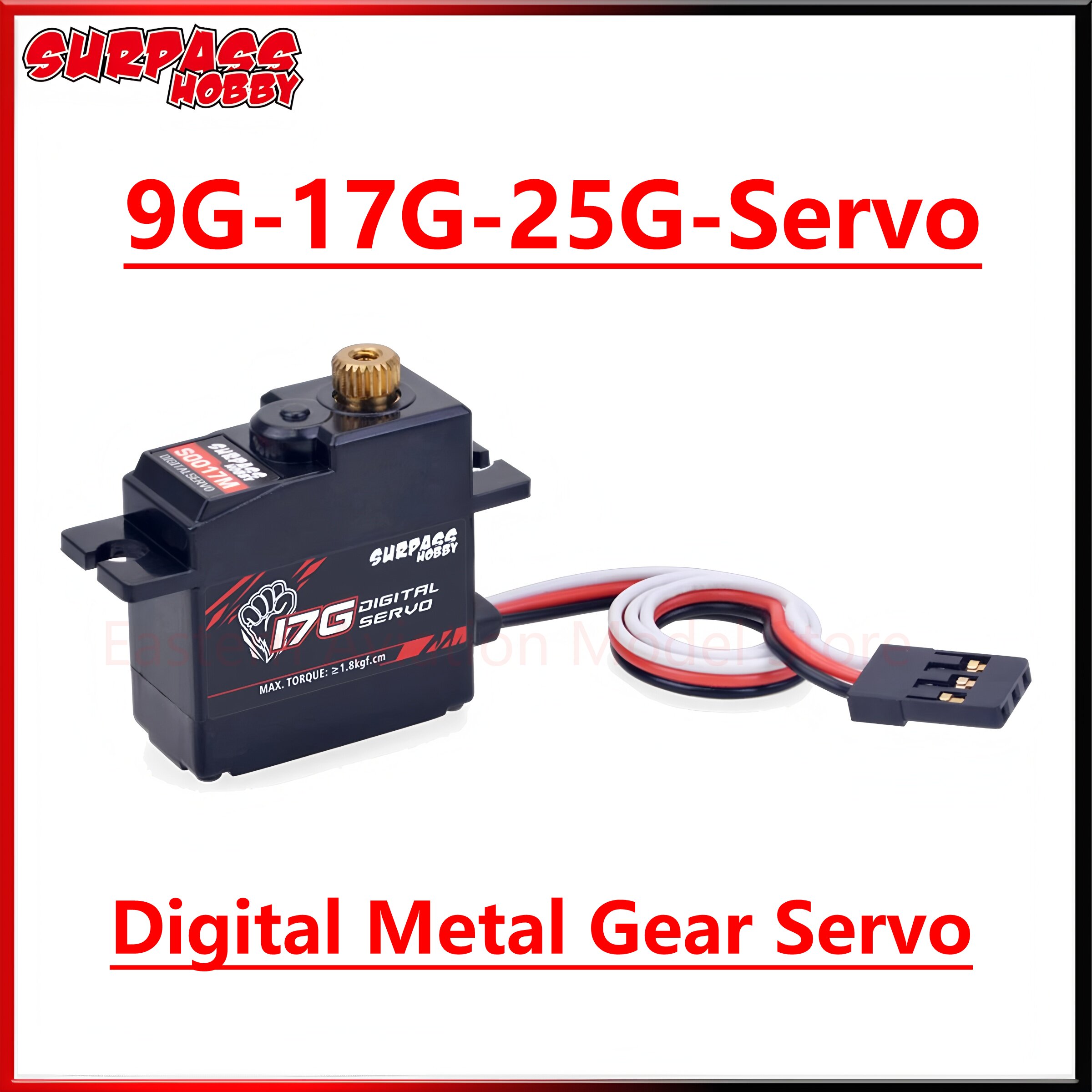 Surpass Hobby S009M 9G S0017M  - Rc Hobby Usa reseña y precio