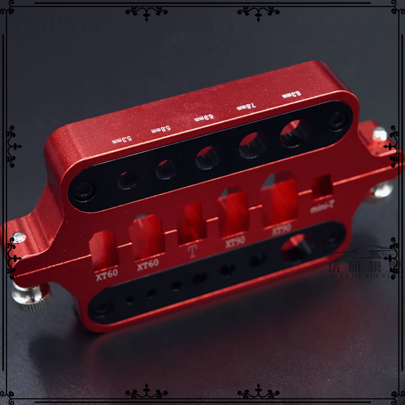 Soporte Metálico Rojo Mini par - Rc Hobby Desk reseña y precio