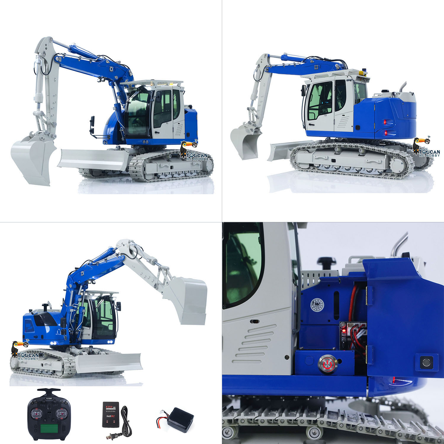 Modelo de Excavadora Hidráulic - Rc Hobby Excavator reseña y precio