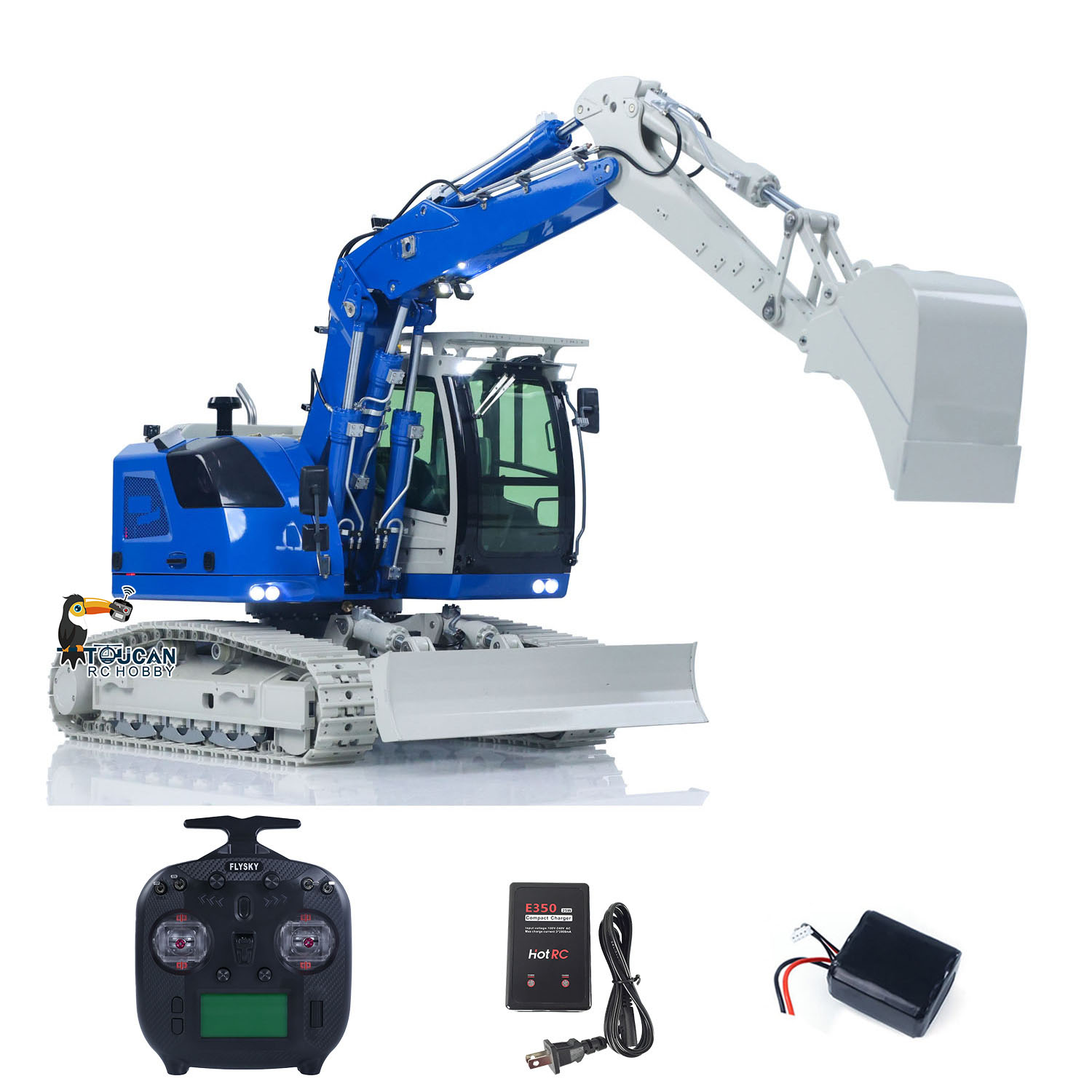 Modelo de Excavadora Hidráulic - Rc Hobby Excavator reseña y precio