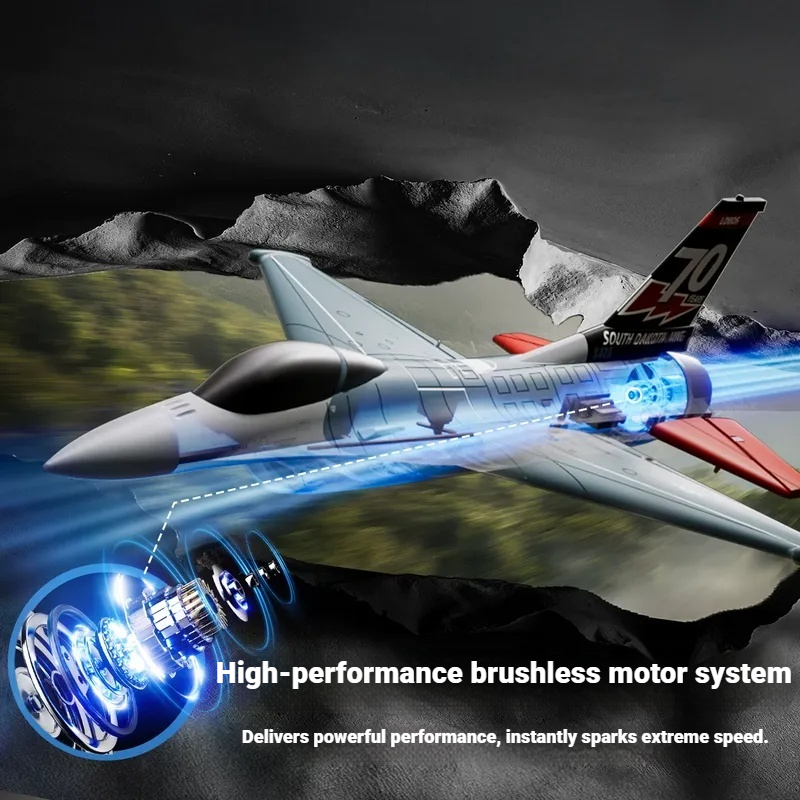 Avión RC Oulance F-16 con Moto - Rc Planes Horizon Hobby reseña y precio
