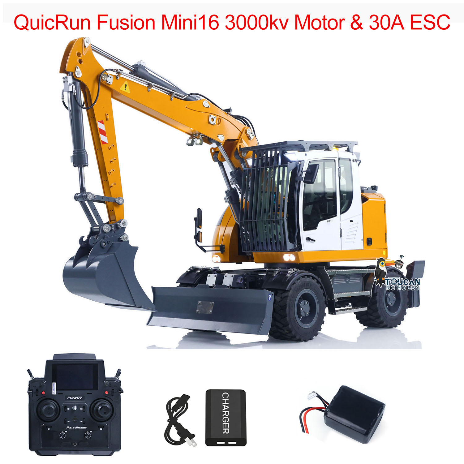 RTR 1/14 RC excavadora hidrául - Rc Hobby Excavator reseña y precio
