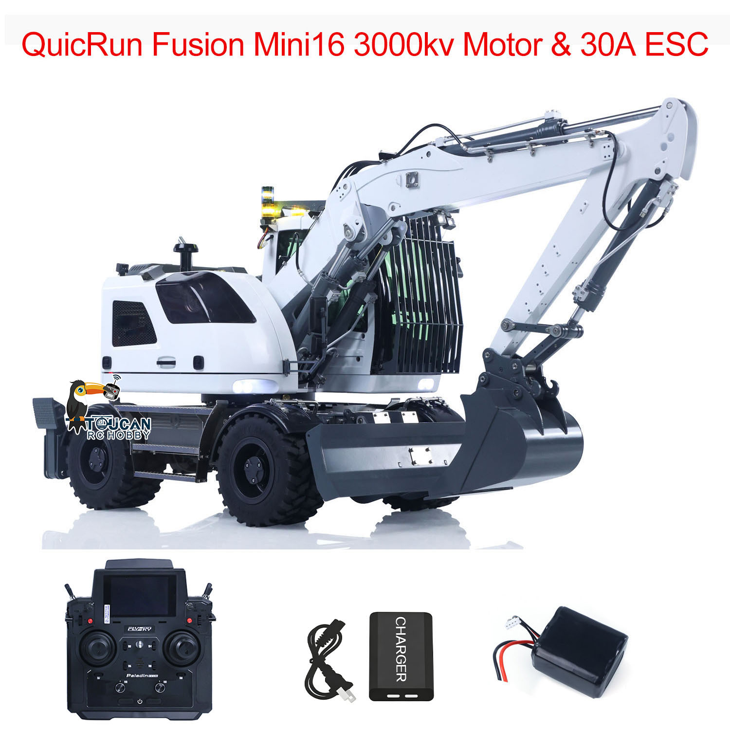 RTR 1/14 RC excavadora hidrául - Rc Hobby Excavator reseña y precio