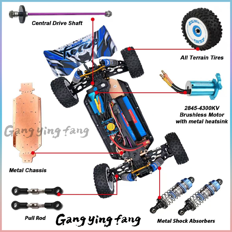 1/12 124017 Wltoys -V8 2,4G co - Rc Truck Monster reseña y precio