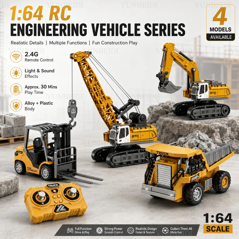Mini coche de aleación con con - Rc Hobby Excavator reseña y precio